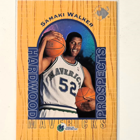 Samaki Walker 2021-22 Upper-Deck UD3 Hardwood prospects #17 NBA Basketball Dallas Mavericks excellent/mint