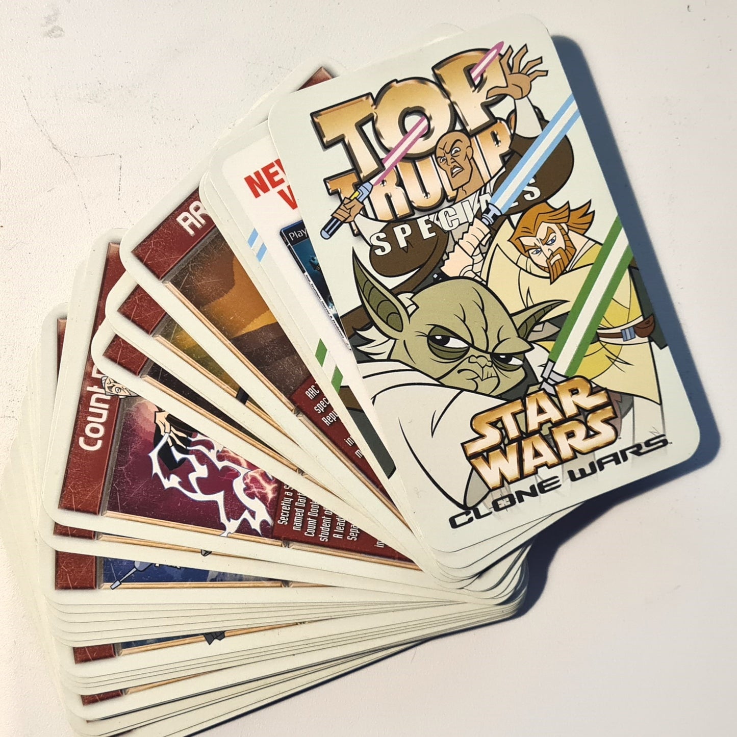 Top Trumps Specials Star Wars Clone wars 2007 Winning Moves very good used complete set