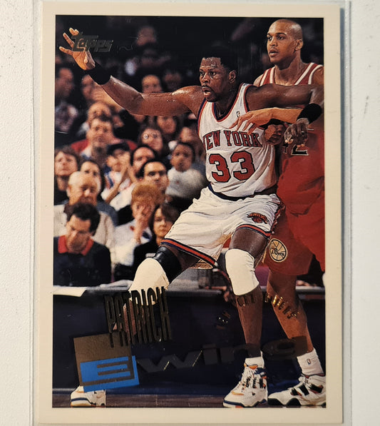 Patrick Ewing 1996 Topps #278 NBA Basketball New York Knicks excellent Sleeved