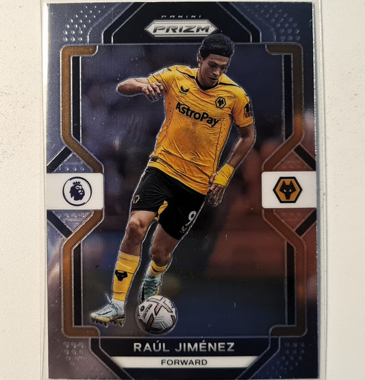 Raul Jimenez 20122-23 Panini Prizm  #247 Soccer Football  Wolverhampton Wanderers excellent/mint Sleeved