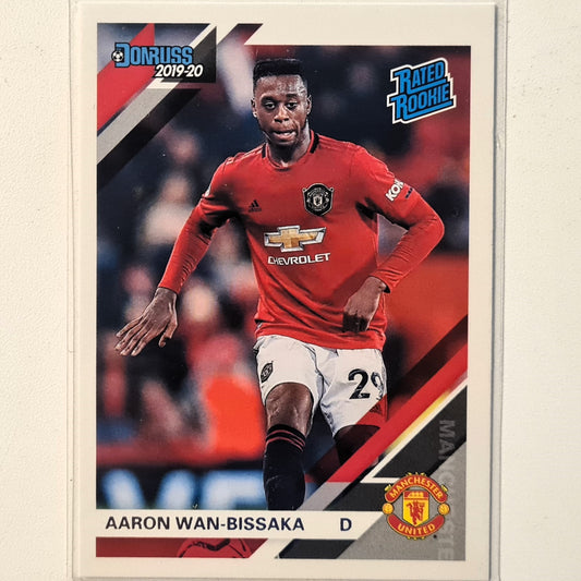 Aaron Wan-Bissaka 2021-22 Panini Donruss Rated Rookie Rookie RC #105 Soccer Football Manchester United mint Sleeved