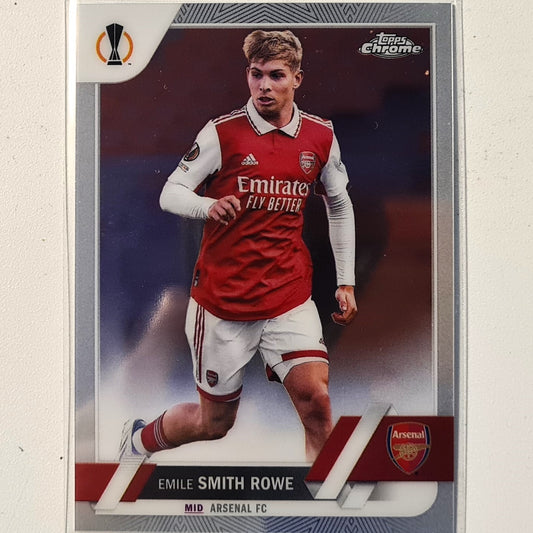 Emile Smith Rowe 2023 Topps Chrome Europa League  #55 Soccer football Arsenal Mint sleeved