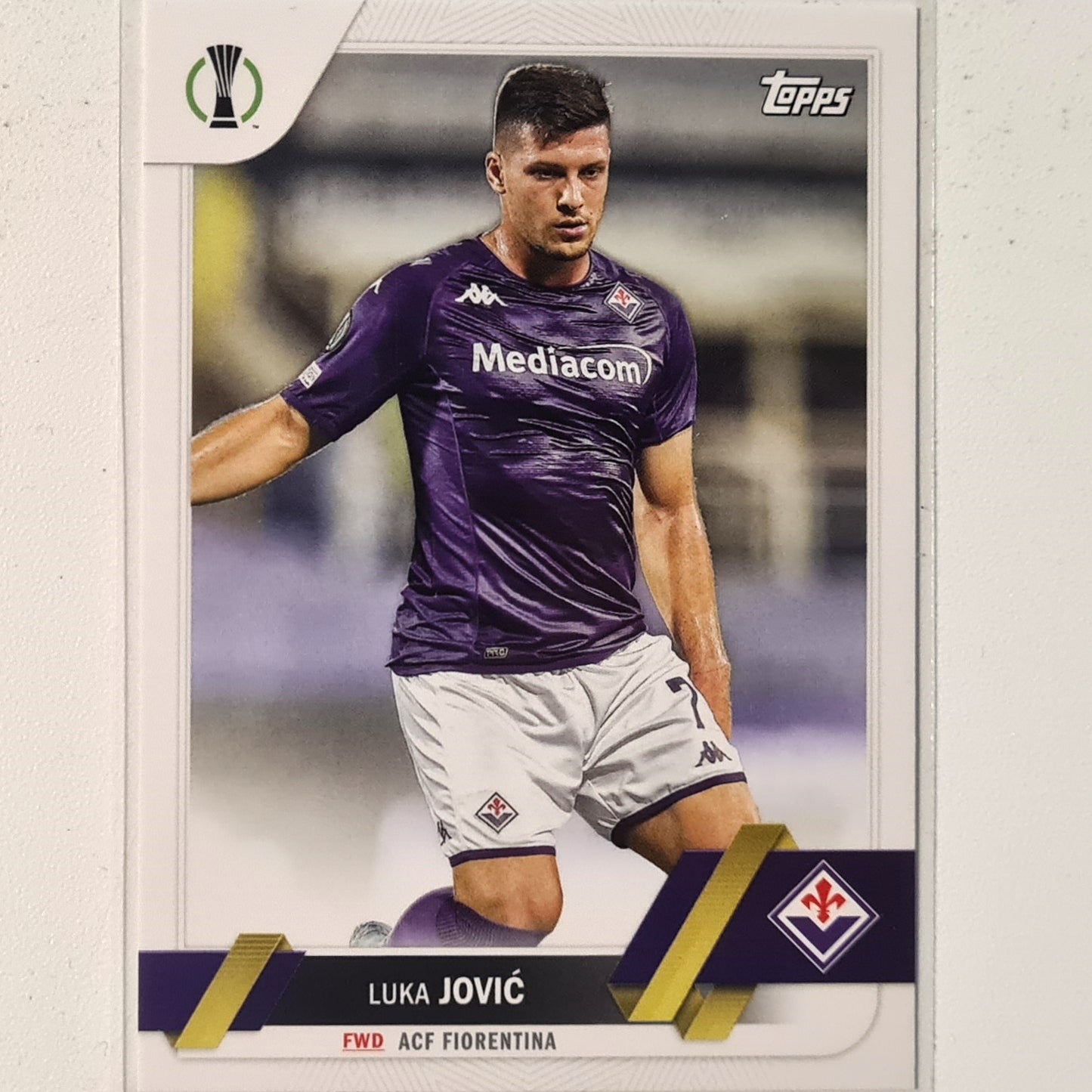 Luka Jovic 2023 Topps Europa League #133 Soccer football Fiorentina Mint sleeved