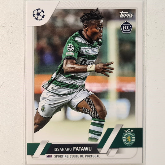 Issahaku Fatawu 2023 Topps Champions League Rookie RC  #119 Soccer football Sporting Mint sleeved