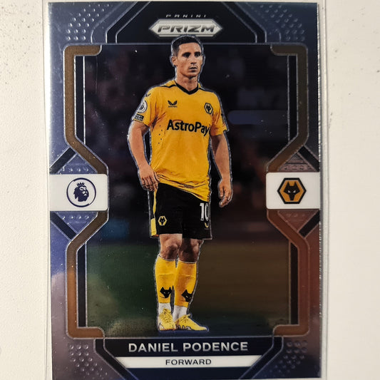 Daniel Podence 2022-23 Panini Prizm premier league #249 Soccer football Wolverhampton Wanderers Mint sleeved