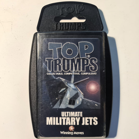 Top Trumps Military Jets 2002 Winning Moves very good used complete set