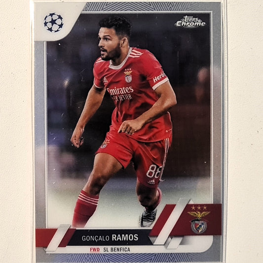 Goncalo Ramos 2023 Topps Chrome Champions League #181 Soccer football Benfica Excellent/mint sleeved