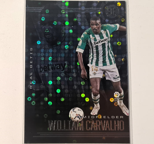 William Carvalho 2020-21 Panini Chronicles Illusions circles variant #12 Football Real Betis excellent Sleeved