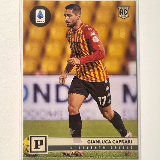 Gianluca Caprari 2020-21 Panini Chronicles rookie RC  #6 Football Benevento excellent Sleeved