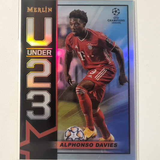 Alphonso Davies 2021 Topps Merlin Under 23 Insert U23-AD Soccer Football Bayern Munich excellent/mint Sleeved