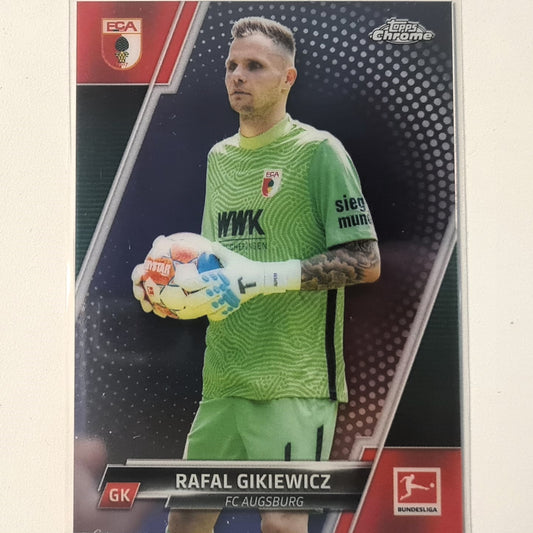 Rafal Gikiewicz 2022 Topps Bundesliga #4 Soccer Football Augsburg excellent/mint Sleeved