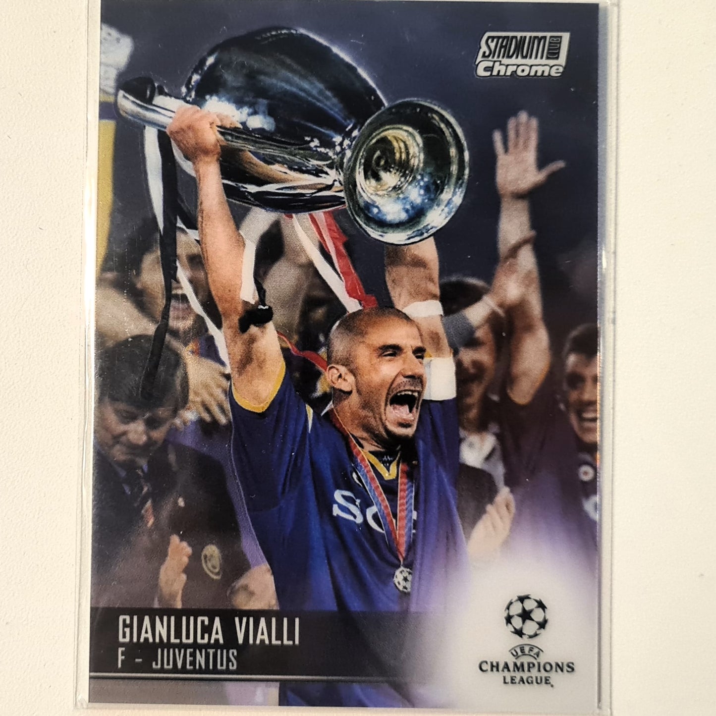 Gianluca Vialli 2021 Topps Stadium Chrome Champions league #24 Soccer Football Juventus excellent/mint Sleeved