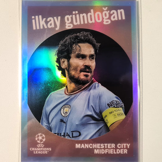 Ilkay Gundogan 2023 Topps Chrome Champions league 59-16 Soccer Football Manchester City excellent/mint Sleeved