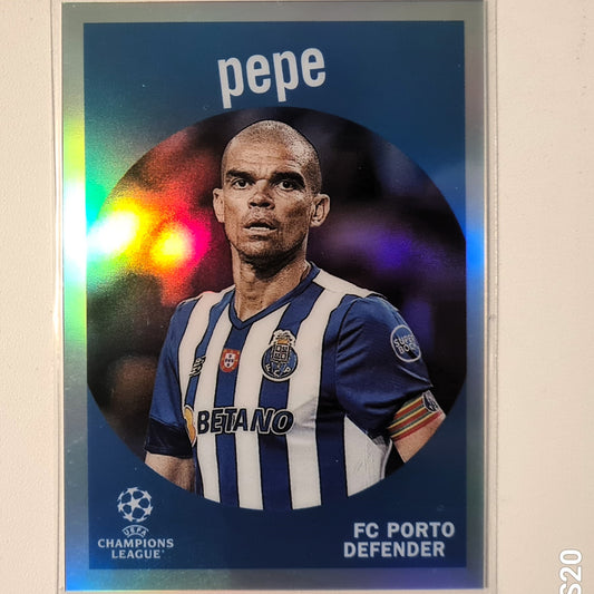 Pepe 2023 Topps Chrome Champions league 59-27 Soccer Football FC Porto excellent/mint Sleeved