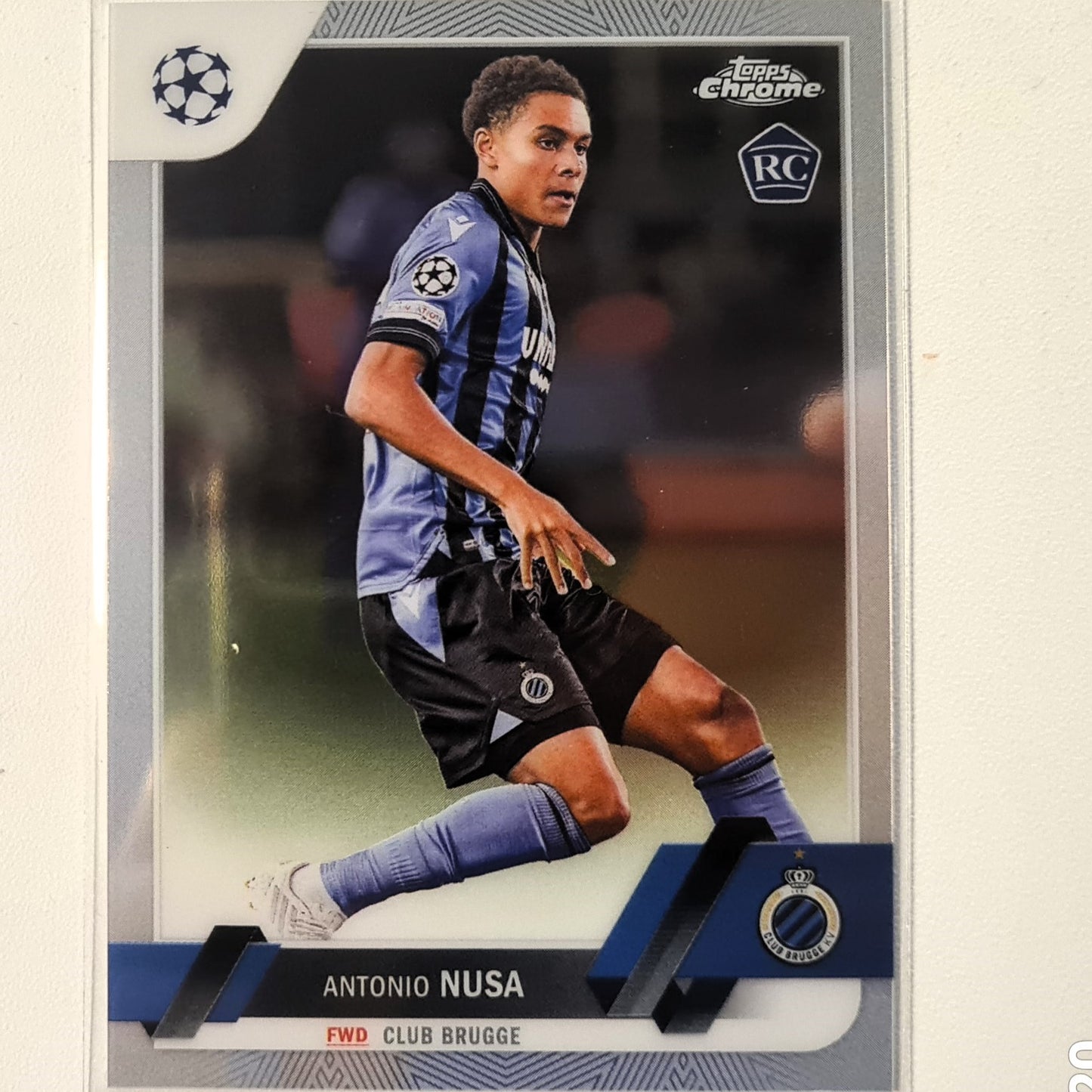 Antonio Nusa 2023 Topps Chrome Champions league all star rookie RC #193 Soccer Football club Brugge excellent/mint Sleeved