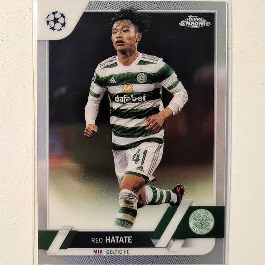 Reo Hatate 2023 Topps Chrome Champions League #36 Soccer Football Celtic excellent Sleeved