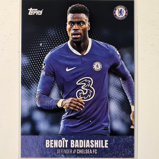 Benoit Badiashile 2023 Topps Chelsea team set Football Chelsea excellent Sleeved