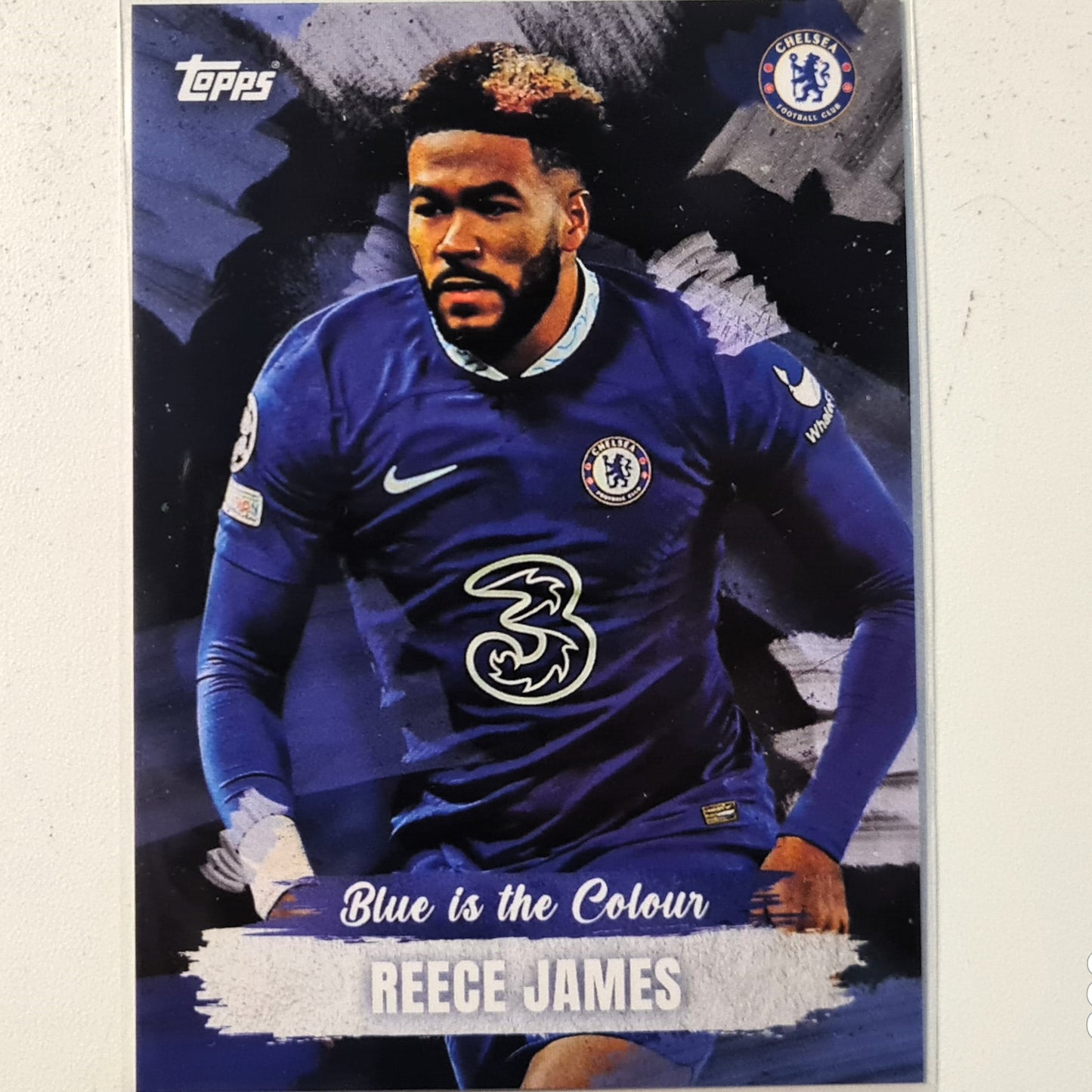 Reece James 2023 Topps Chelsea team set blue is the colour Football Chelsea excellent Sleeved