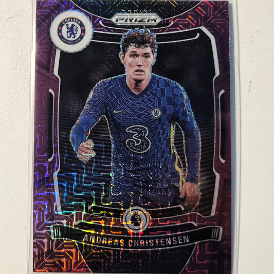 Andreas Christensen 2021-22 Panini Prizm premier league Soccer #215 Football Chelsea excellent Sleeved