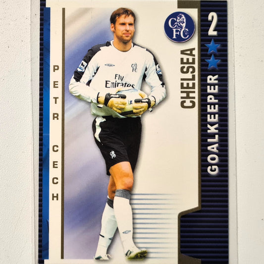 Peter Cech 2004-05 Shoot Out premier league Soccer Football Chelsea excellent Sleeved