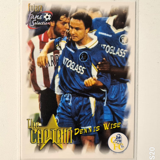 Dennis Wise 1999 Futera Fans Selection The Captain #94 Soccer Football Chelsea excellent Sleeved