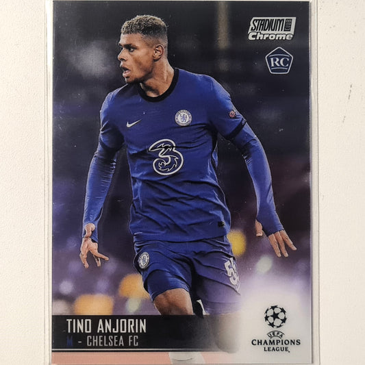 Tino Anjorin 2021 Topps stadium club chrome Champions League Rookie RC #11 Football Chelsea excellent/mint Sleeved