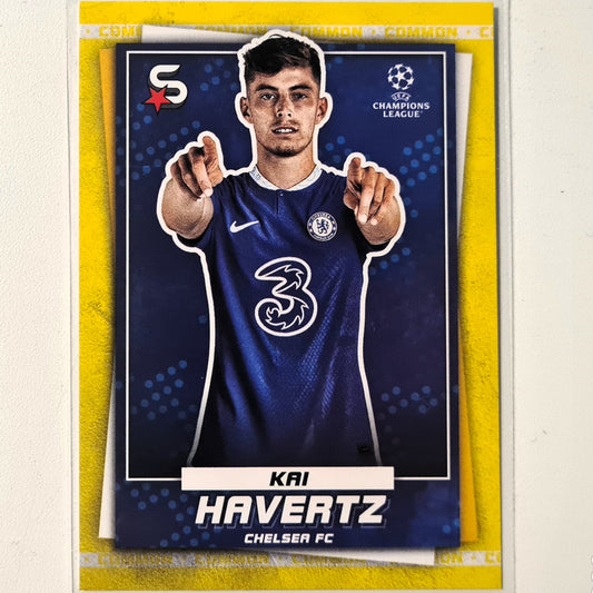 Kai Havertz 2023 Topps Soccer Stars common yellow #25 Football Chelsea excellent/mint Sleeved