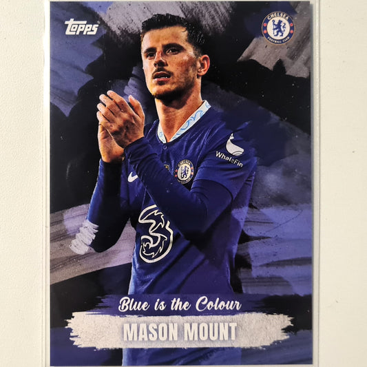 Mason Mount 2023 Topps Chelsea curated team set blue is the colour Soccer Football Chelsea excellent/mint Sleeved