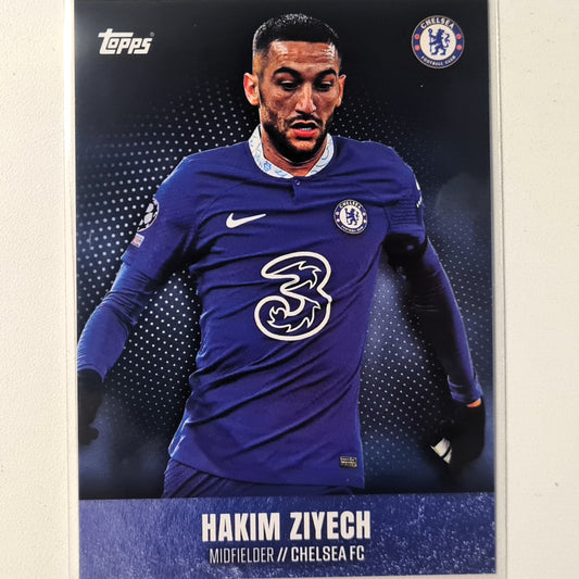 Hakim Ziyech 2023 Topps Chelsea curated team set Soccer Football Chelsea excellent/mint Sleeved