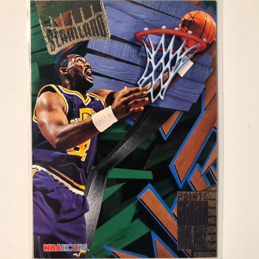 Karl Malone 1996 Skybox NBA Hoops Slamland SL46 NBA Basketball Utah Jazz good Sleeved
