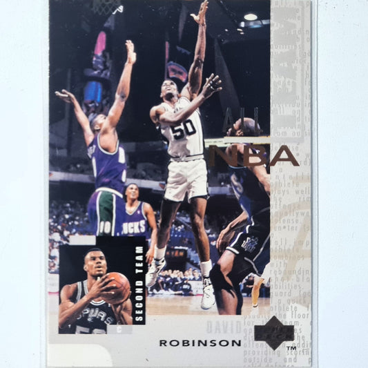 David Robinson 1994 Upper-Deck ALL NBA #18 NBA Basketball San Antonio Spurs Excellent Sleeved