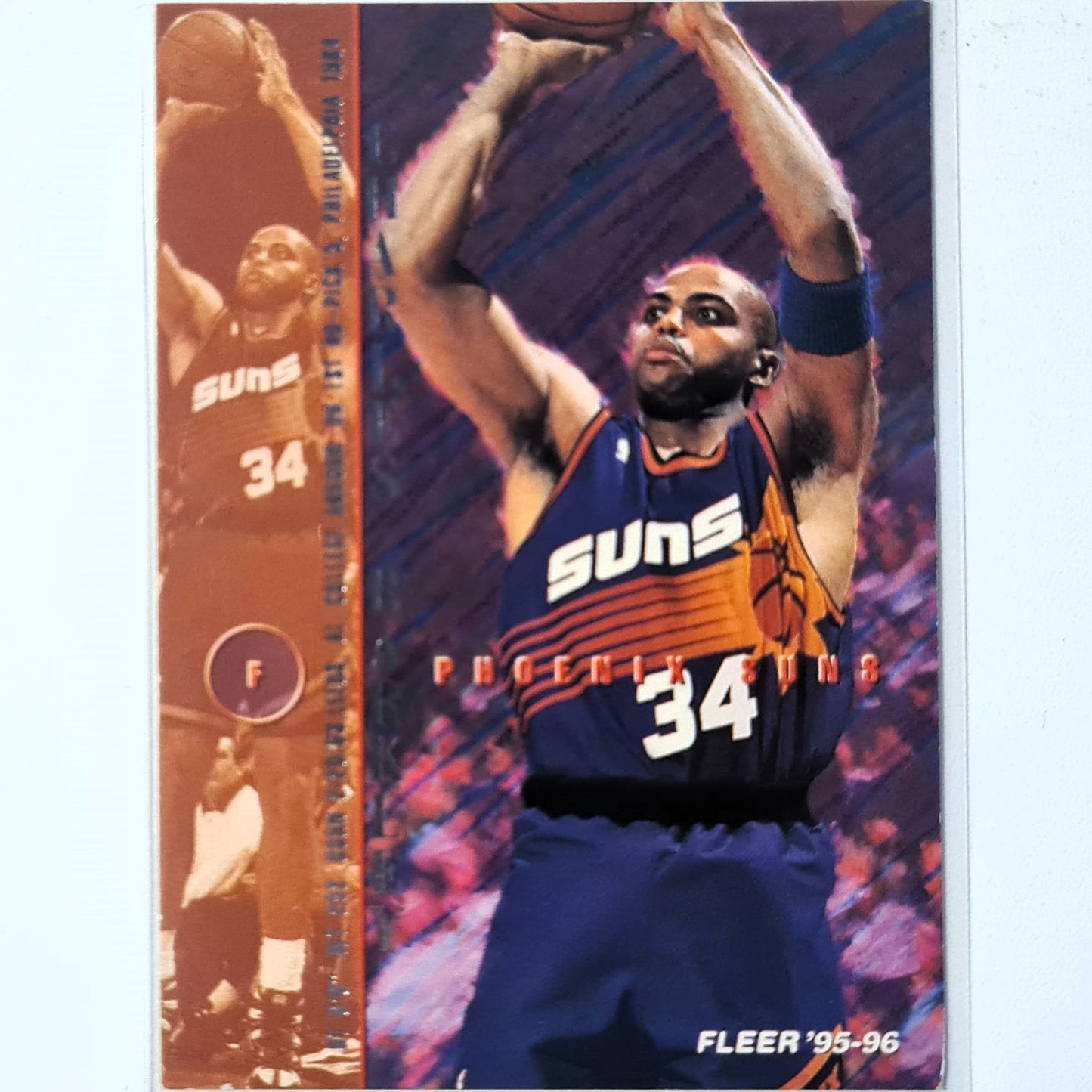 Charles Barkley 1995 Fleer 95-96  #142 NBA Basketball Phoenix Suns Excellent Sleeved