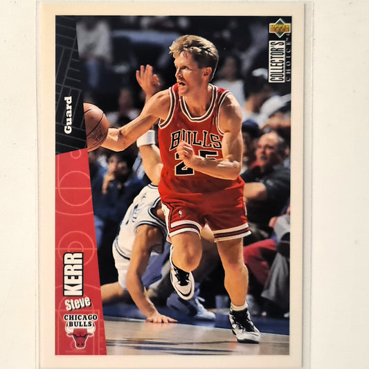 Steve Kerr 1997 Upper-Deck Collectors choice CH4 NBA Basketball Chicago Bulls excellent Sleeved