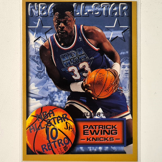 Patrick Ewing 1997 Fleer 96-97 NBA All-Star 10 retro #281 NBA Basketball New York Knicks excellent/mint Sleeved