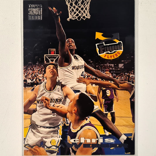 Chris Webber 1994 Topps Stadium Club frequent Flyers #352 NBA Basketball Golden State Warriors Very good Sleeved