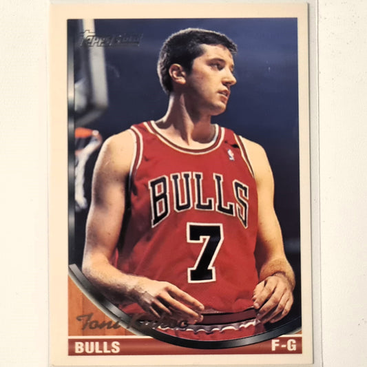 Toni Kukoc 1994 Topps Gold #316 Rookie RC* NBA Basketball Chicago Bulls excellent Sleeved