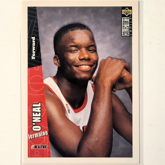Jermaine O'Neal 1996 Upper-Deck Collectors Choice rookie RC #315 NBA Basketball Portland Trail Blazers Sleeved
