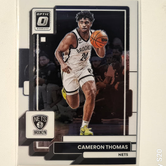 Cameron Thomas 2022-23 Panini Donruss Optic #18 NBA Basketball Brooklyn Nets Mint Sleeved