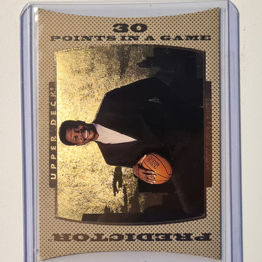 Patrick Ewing 1997 Upper-Deck predictor DIE-CUT P12 NBA Basketball New York Knicks good Sleeved