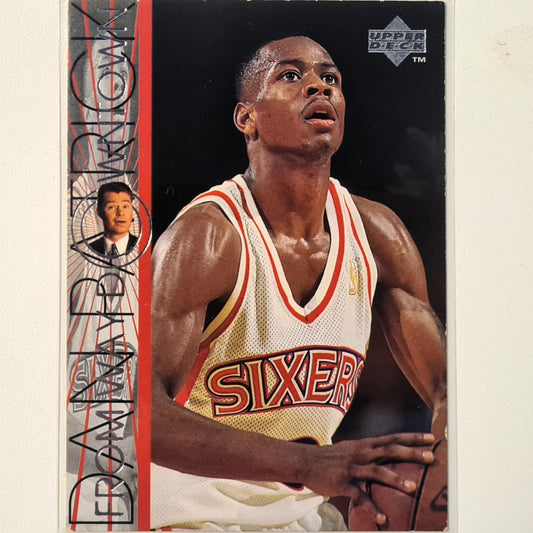 Allen Iverson 1997 Upper-Deck Downtown Rookie RC #30 NBA Basketball Philadelphia 76ers good Sleeved