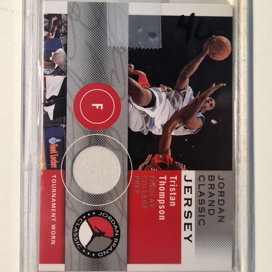 Tristan Thompson 2011 Upper-Deck Jordan brand classic worn patch JBC-TT NBA Basketball Findlay college excellent Sleeved