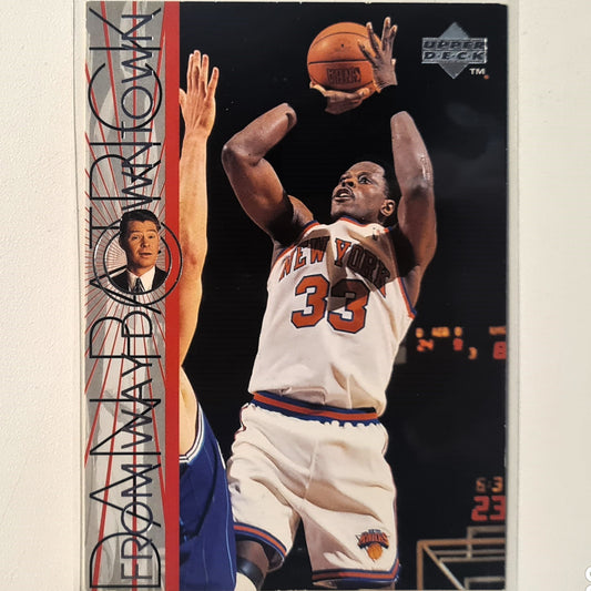 Patrick Ewing 1997 Upper-Deck Downtown #348  NBA Basketball New York Knicks good/very good Sleeved