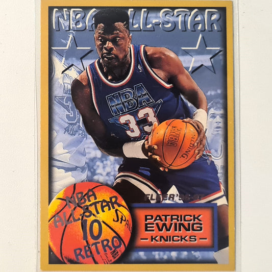 Patrick Ewing 1997 Fleer 96-97 all-star retro 10 #311  NBA Basketball New York Knicks Excellent Sleeved