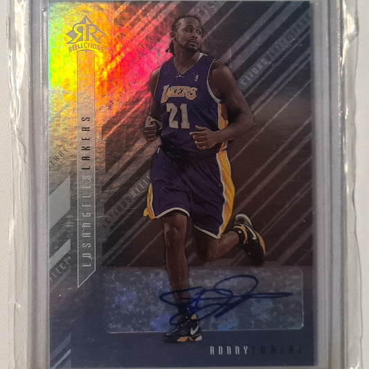 Ronny Turiaf 2006-07 Upper-Deck Signature Reflections auto PE-ARC NBA Basketball LA Lakers Excellent Sleeved