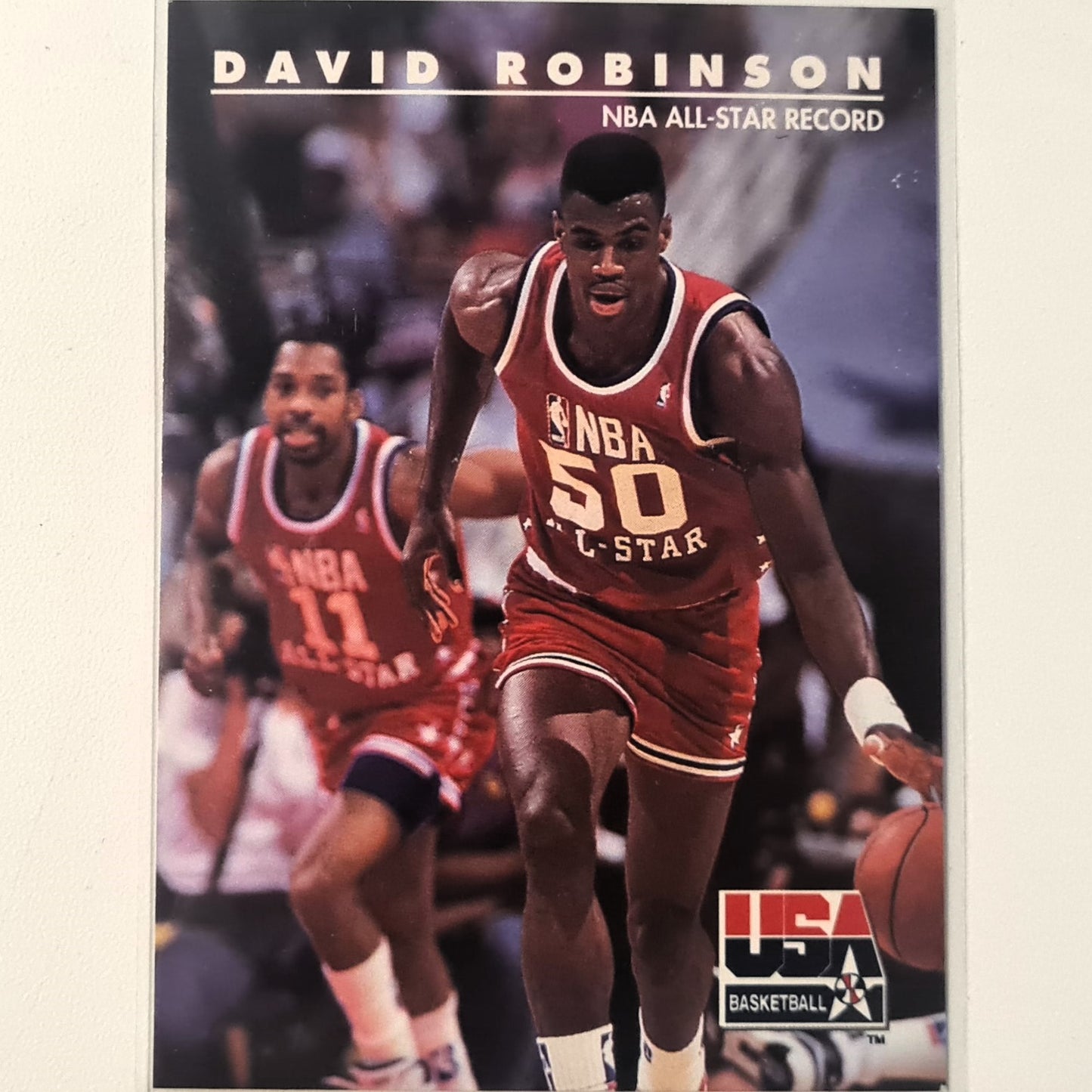 David Robinson 1992 Skybox USA Basketball #79  NBA Basketball San Antonio Spurs very good Sleeved