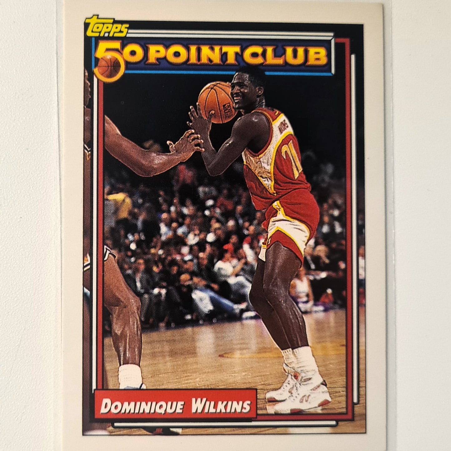 Dominique Wilkins 1993 Topps 50 point club #200 NBA Basketball Atlanta Hawks Excellent/mint Sleeved