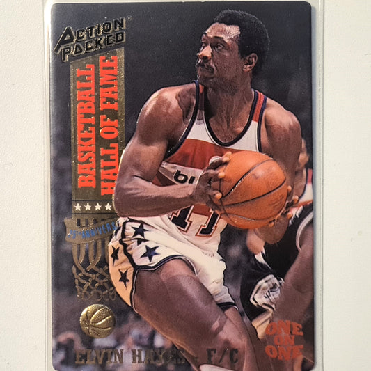 Elvin Hayes 1993 Action Packed basketball hall of fame 25th Anniversary #9 NBA Basketball Washington Bullets Excellent/mint Sleeved