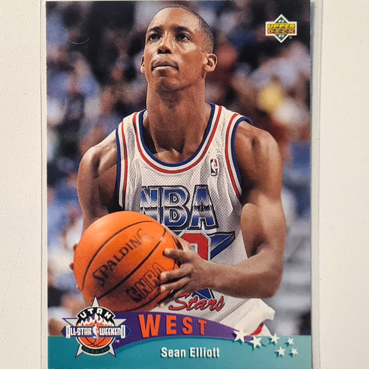 Sean Elliott 1993 Upper-Deck all-star weekend #439 NBA San Antonio Spurs Excellent Sleeved