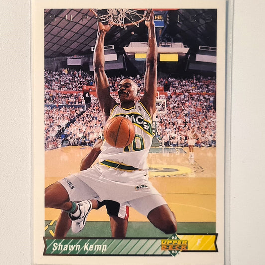 Shawn Kemp 1992 Upper-Deck #240 NBA Basketball San Antonio Spurs Excellent Sleeved