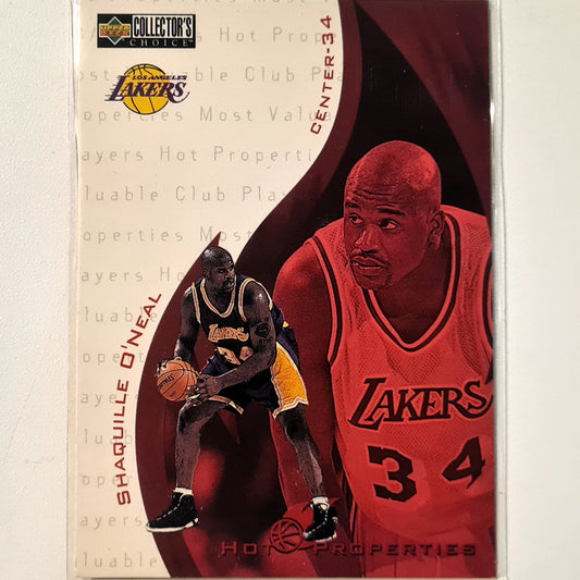 Shaquille O'Neal 1997 Upper-Deck Hot Properties #368 NBA Basketball LA Lakers Excellent Sleeved